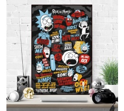 Plakat Rick and Morty Quotes Cytaty